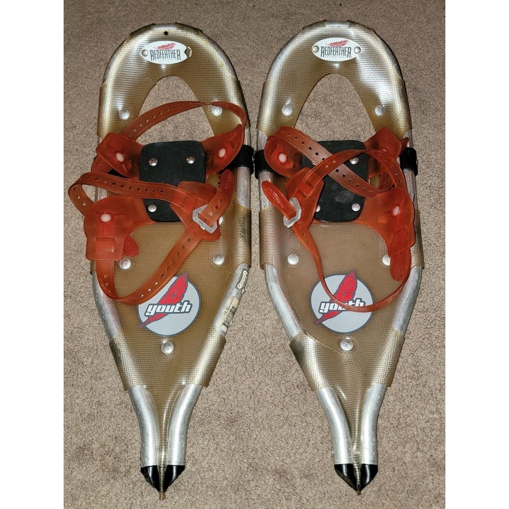 Redfeather REDTAIL Snowshoes 20” X 7 Aluminum Kids Youth Up To 80 Lbs Snow Shoes